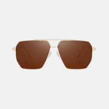 Load image into Gallery viewer, Bowen Aviator Sunglasses - Gold / Choc
