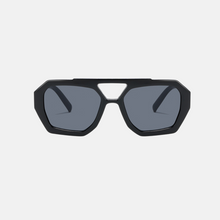 Load image into Gallery viewer, River Aviator Sunglasses - Black / Smoke
